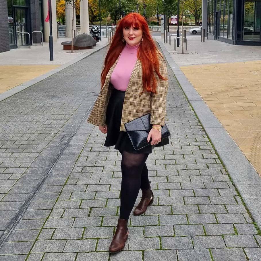 Winter black leggings